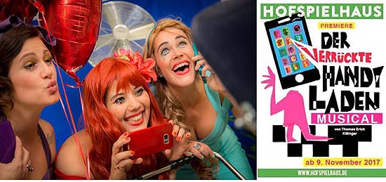 Hofspielhaus 2017: Der Verrückte Handyladen - On Town Block Buster Musical in Off Broadway Tradition Premiere am 09.11.2017 München